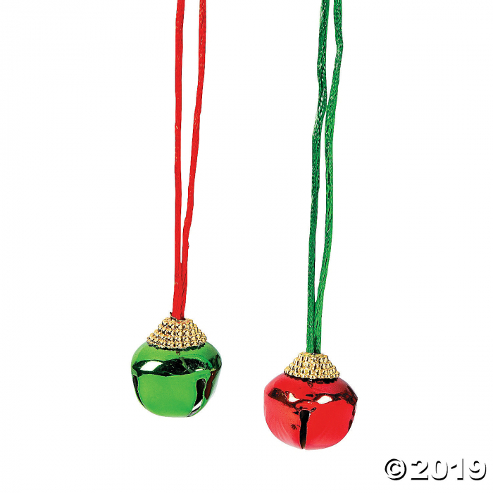 Jingle Bell Necklaces (Per Dozen)
