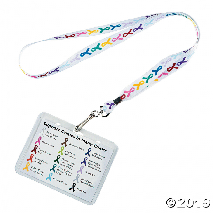 Awareness Lanyards with Card (Per Dozen)