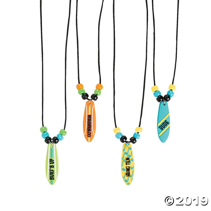 Surfboard Necklaces (Per Dozen)