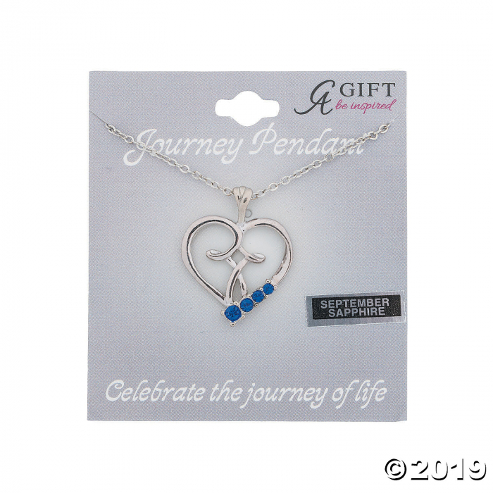September Birthstone Pendant Necklace (1 Piece(s))