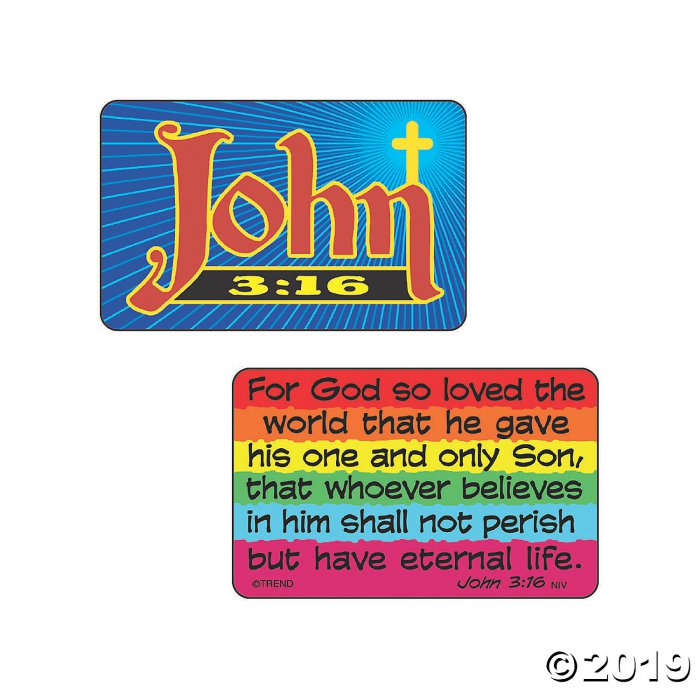 John 3:16 Applause STICKERS® (30 Piece(s))