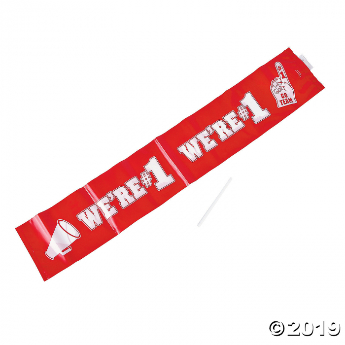 Inflatable Red Team Spirit Boom Sticks (24 Piece(s))