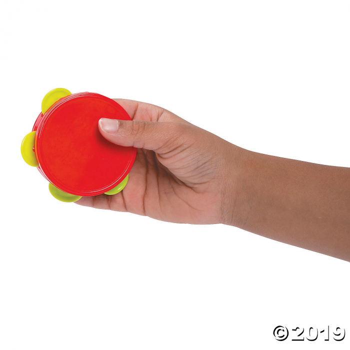 Christmas Mini Tambourines (Per Dozen)