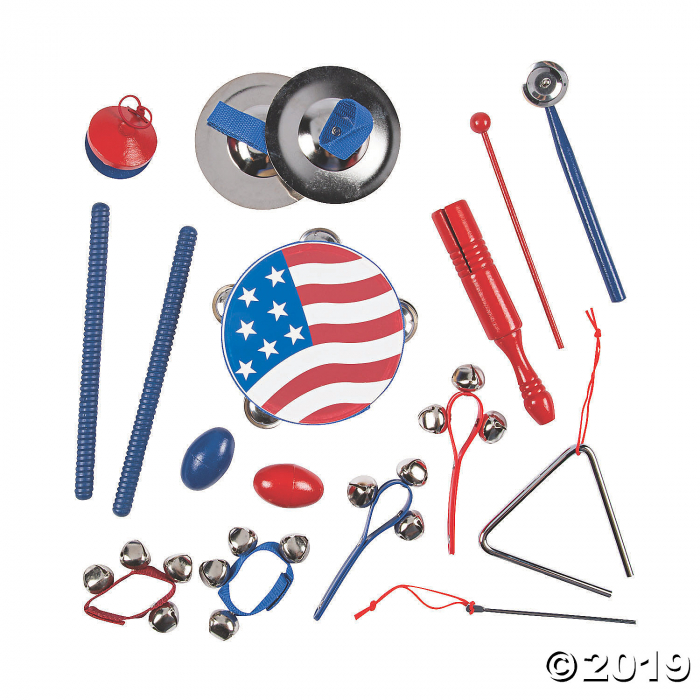 Patriotic Musical Instruments (17 Piece(s))