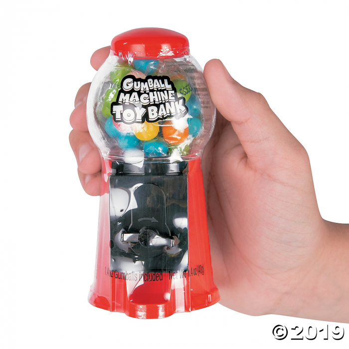 Gumball Machine Toy Banks with Gum (1 Set(s))