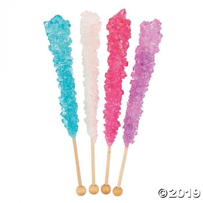 Unicorn Rock Candy Lollipops (Per Dozen)
