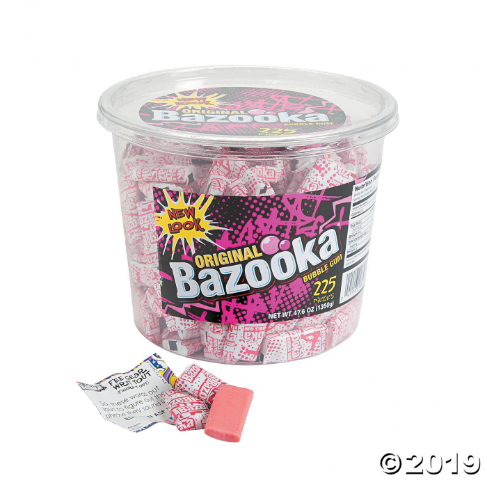 Bazooka® Bubble Gum Tub (225 Piece(s))