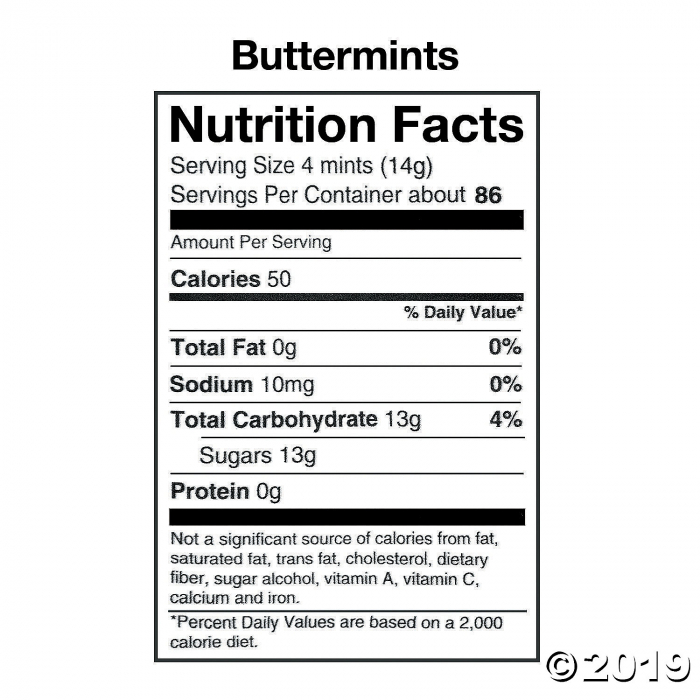 Unwrapped Buttermints - Blue (344 Piece(s))