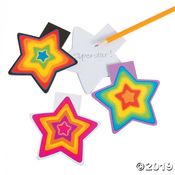 Neon Star Notepads (24 Piece(s))