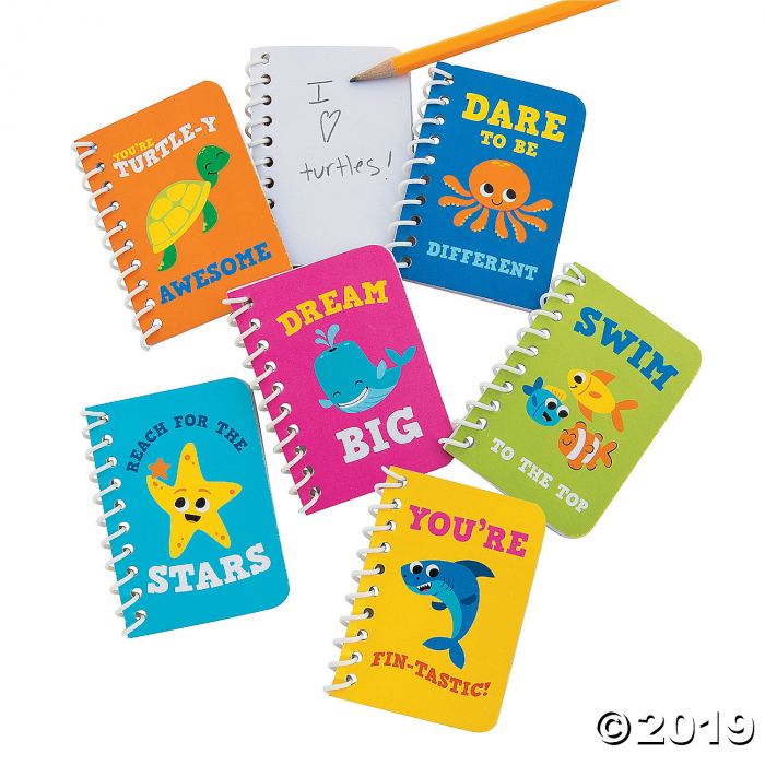 Under the Sea Mini Spiral Notepads (24 Piece(s))