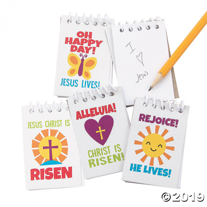 Religious Easter Mini Spiral Notepads (24 Piece(s))