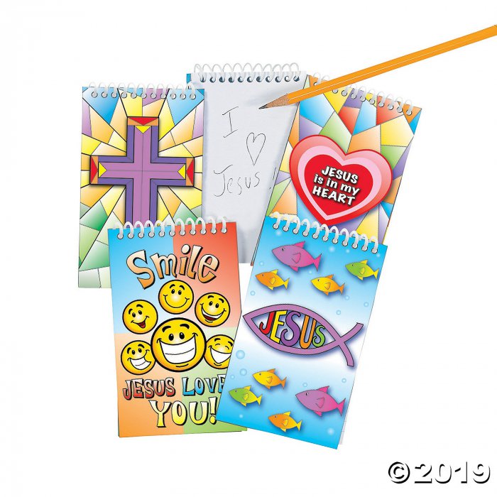 Religious Spiral Notepads (24 Piece(s))