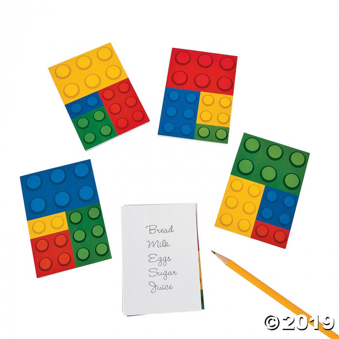 Color Brick Party Notepads (24 Piece(s))
