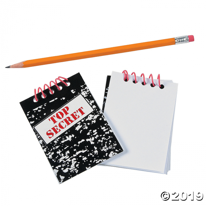 Top Secret Spiral Notebooks (24 Piece(s))