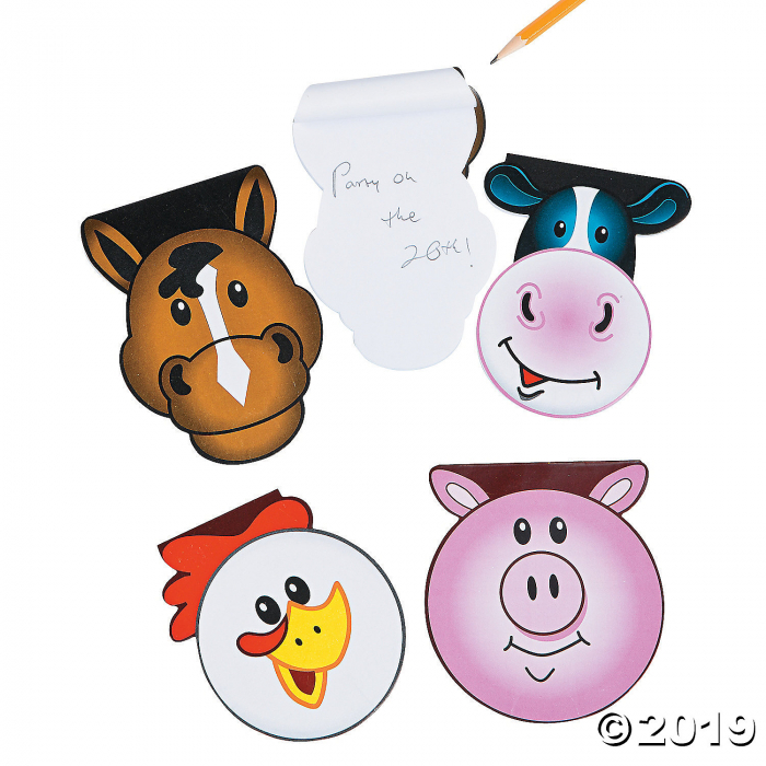Farm Party Notepads (24 Piece(s)) Farm Party Notepads (24 Piece(s))