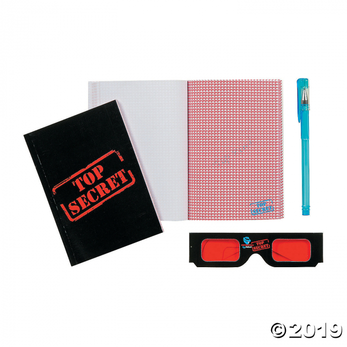 Top Secret Confidential Spy Notebooks (Per Dozen)