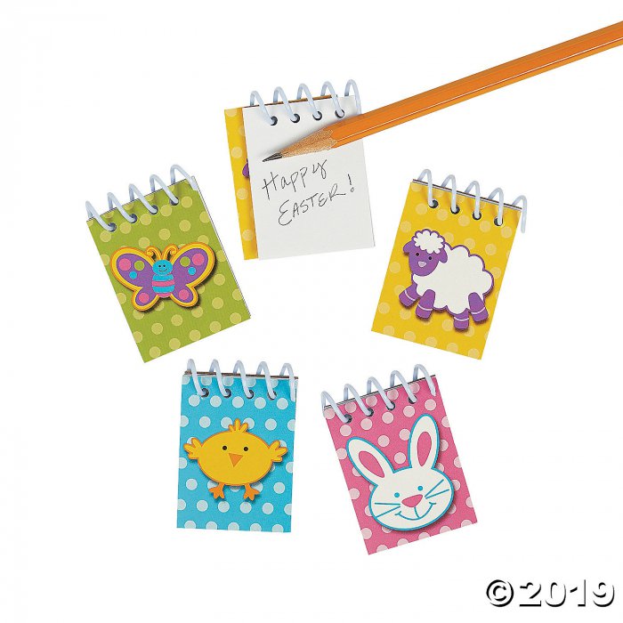 Easter Mini Spiral Notepads (48 Piece(s))