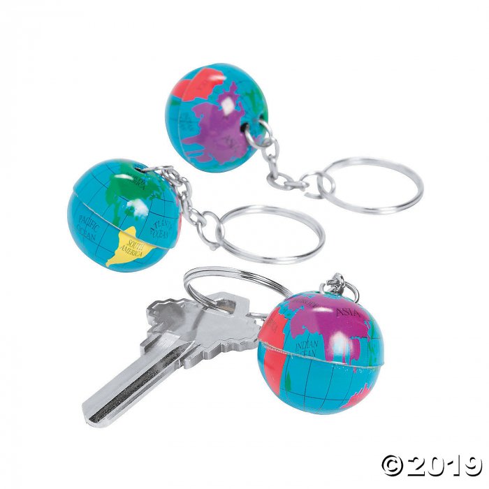 Globe Keychains (144 Piece(s))