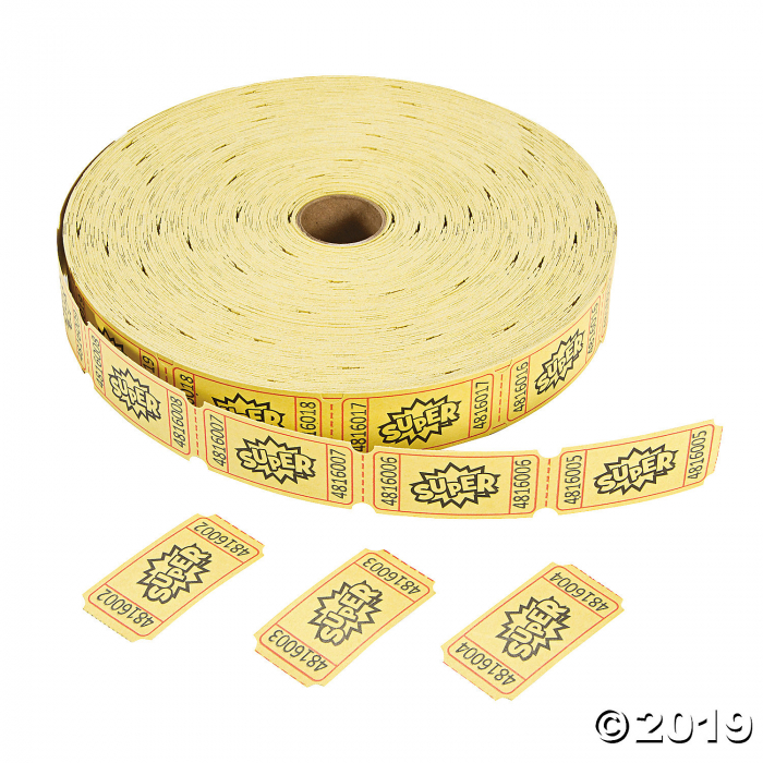 Superhero Incentive Roll Tickets (1 Roll(s))