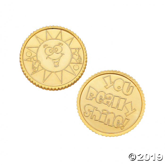 You Really Shine! Gold Coins (144 Piece(s))