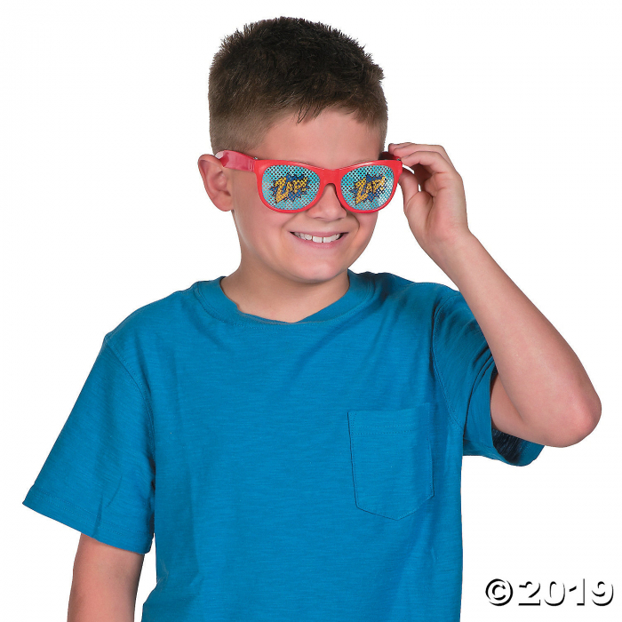 Superhero Pinhole Glasses (Per Dozen)