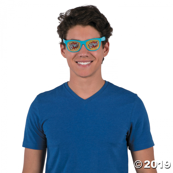 Superhero Pinhole Glasses (Per Dozen)