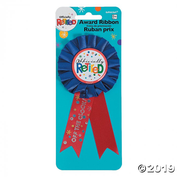 Officially Retired Award Ribbon (1 Piece(s))