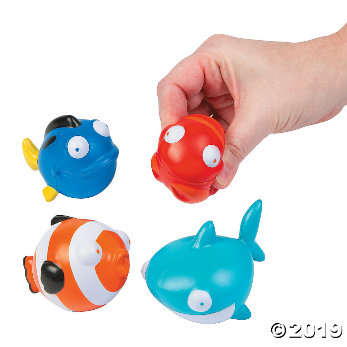 Sea Life Stress Toys (Per Dozen)