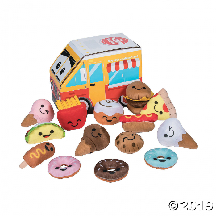 Plush Food Characters in Food Truck (1 Set(s))