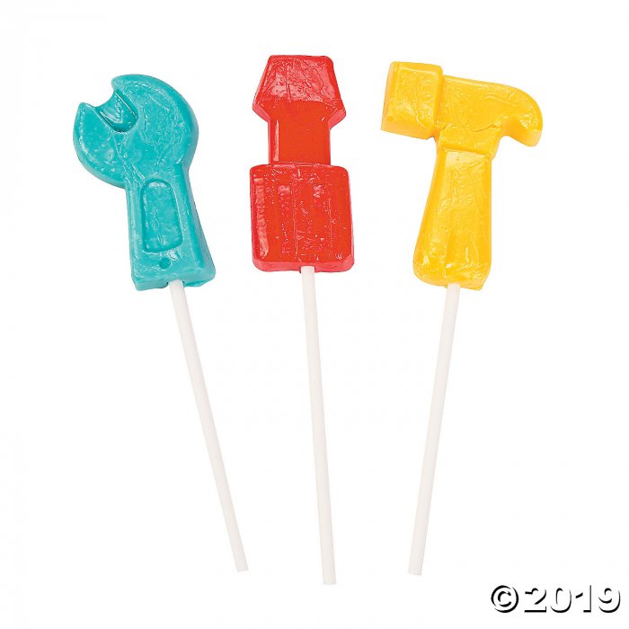 Tool-Shaped Lollipops (Per Dozen)