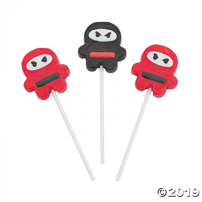 Ninja Character Lollipops (Per Dozen)