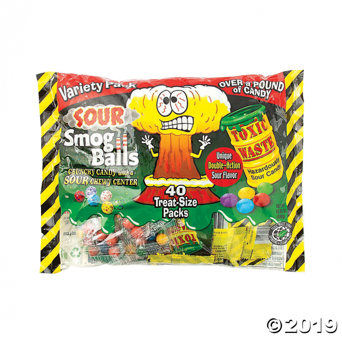 Toxic Waste Candy, Halloween Novelty Candy