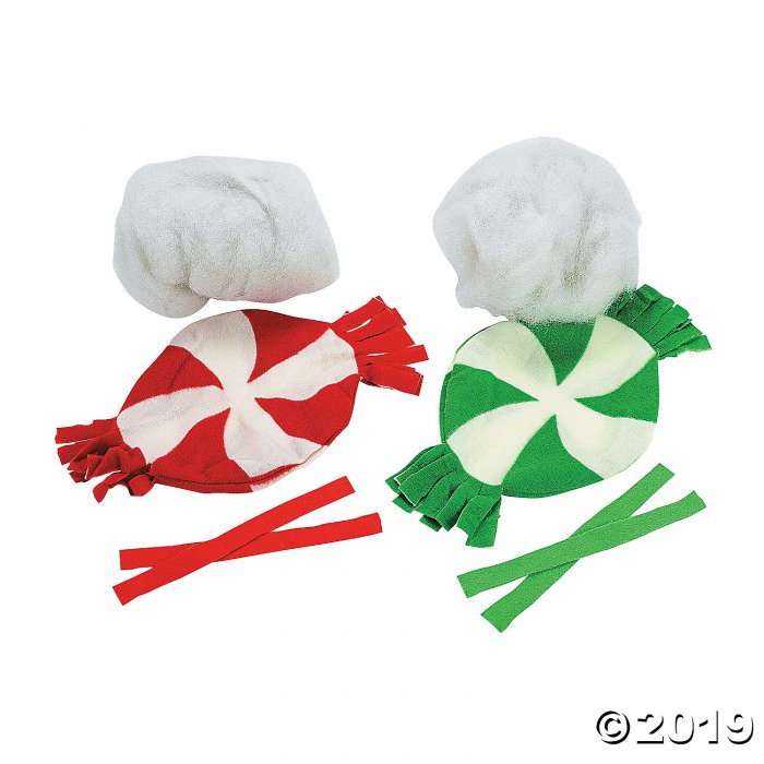 Fleece Candy Tied Pillow Craft Kit (Makes 6)