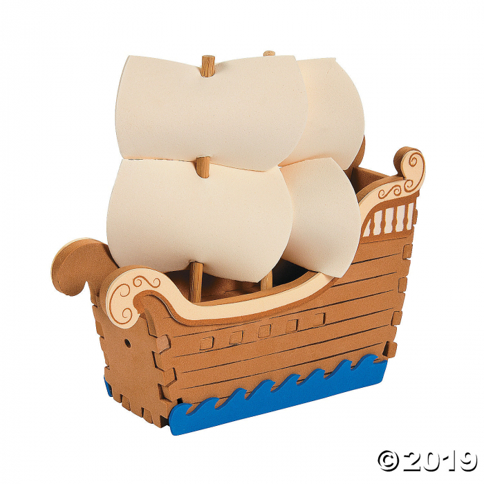 3D Mayflower Ship Craft Kit (Makes 12)