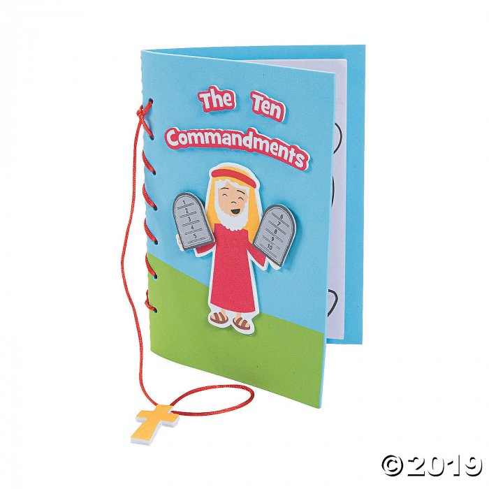 My Book of the Ten Commandments Craft Kit (Makes 12)