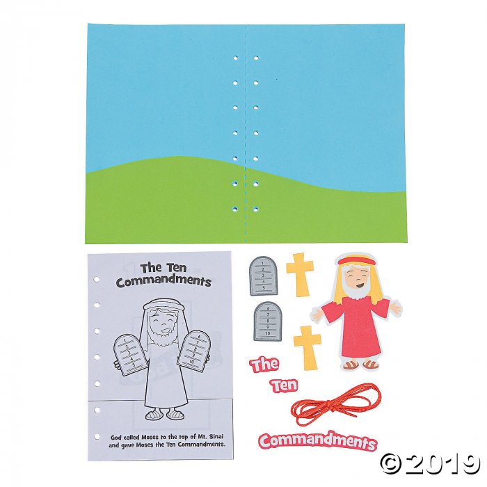 My Book of the Ten Commandments Craft Kit (Makes 12)