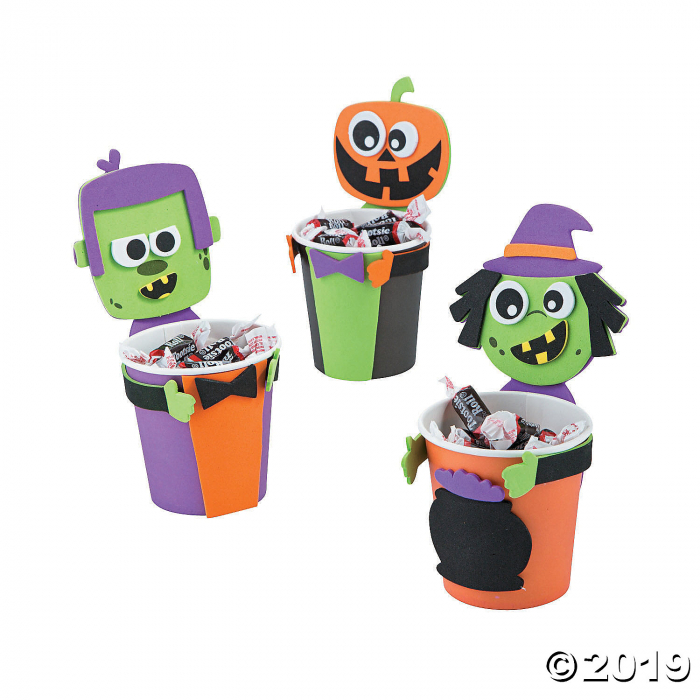 Halloween Treat Cup Hugger Craft Kit (Makes 12)