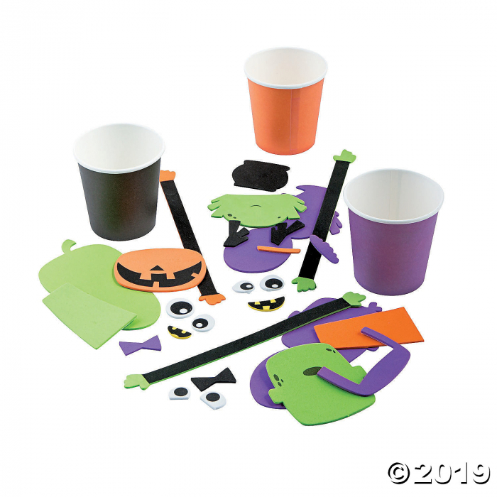 Halloween Treat Cup Hugger Craft Kit (Makes 12)