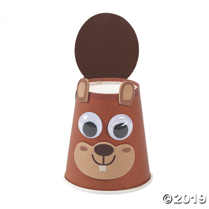 Fall Squirrel Cup Craft Kit (Makes 12)