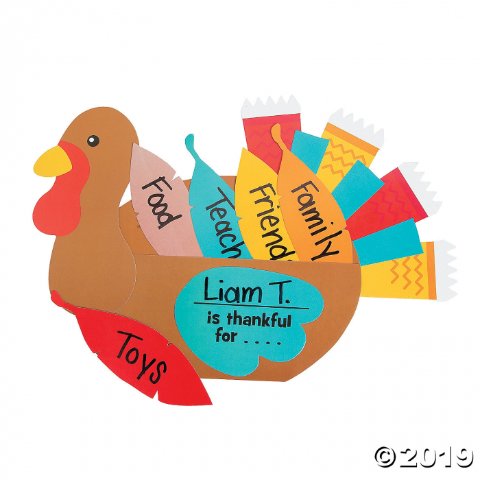 Thankful Turkey Craft Kit (Makes 12)