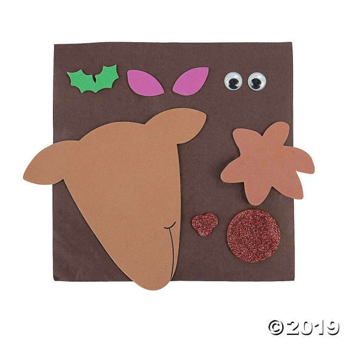 Handprint Reindeer Craft Kit (Makes 12)