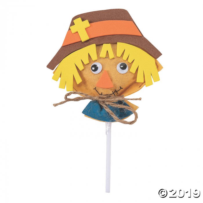 Religious Scarecrow Lollipop Craft Kit (Makes 12)