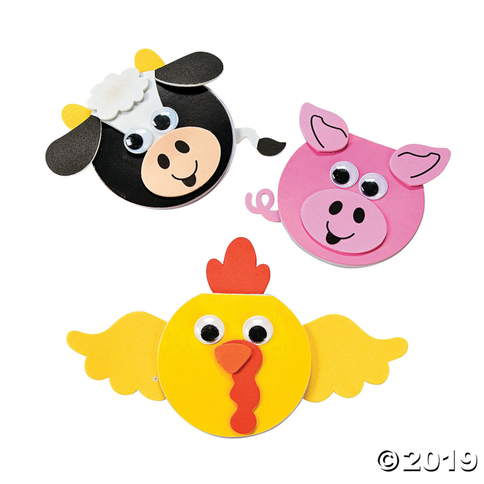 Farm Animal Notebook Craft Kit (Makes 24)