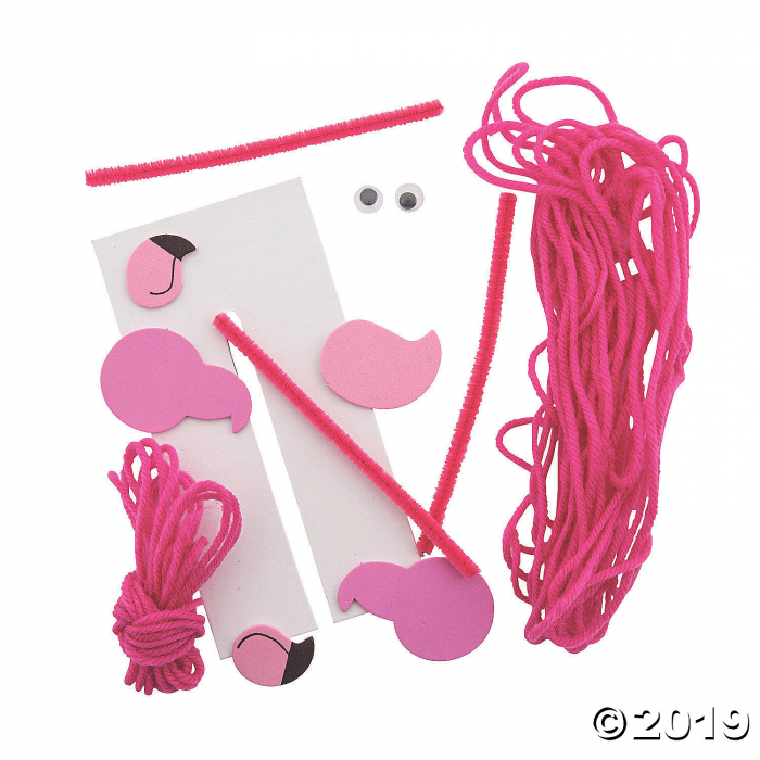 Flamingo Pom-Pom Craft Kit (Makes 12)