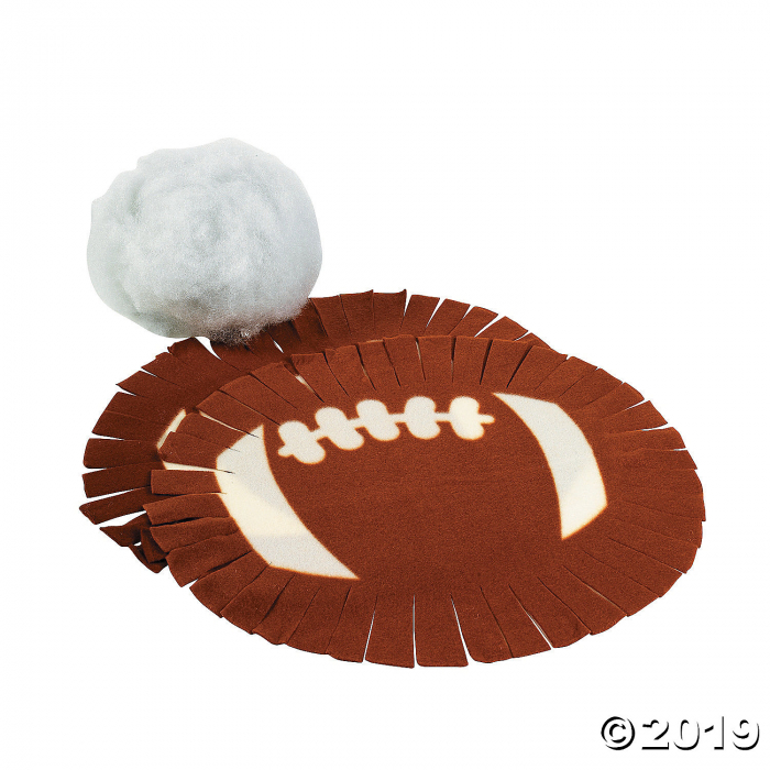 Football Tied Pillow Craft Kit (Makes 6)