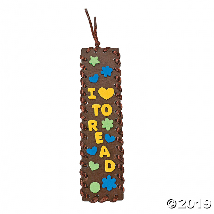 Imitation Leather Bookmark Kits (Makes 12)