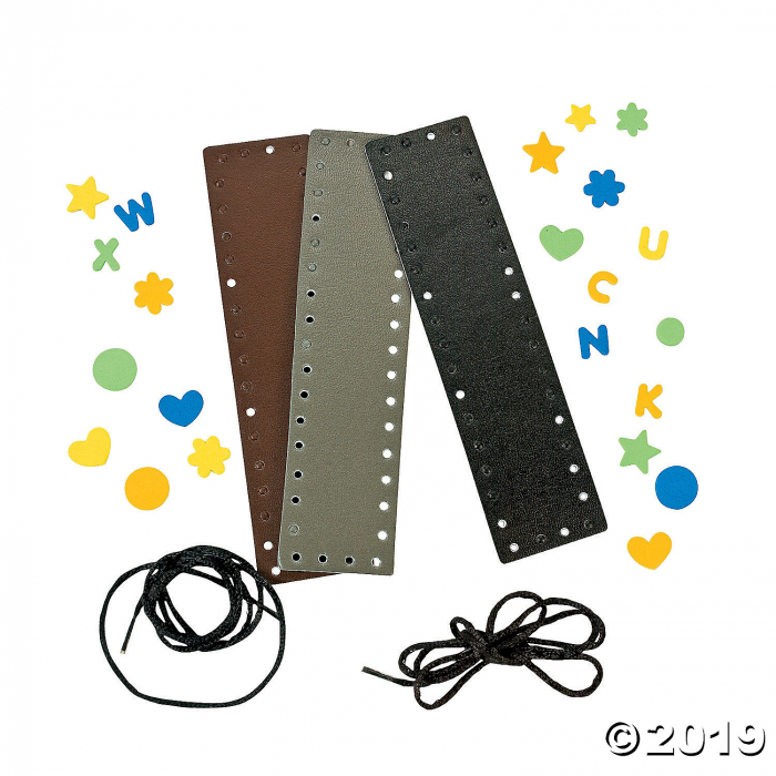 Imitation Leather Bookmark Kits (Makes 12)
