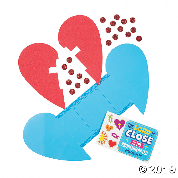 Jesus Is Close to the Brokenhearted Craft Kit (Makes 12)