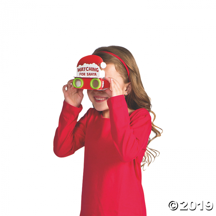 Santa Binoculars Craft Kit (Makes 12)