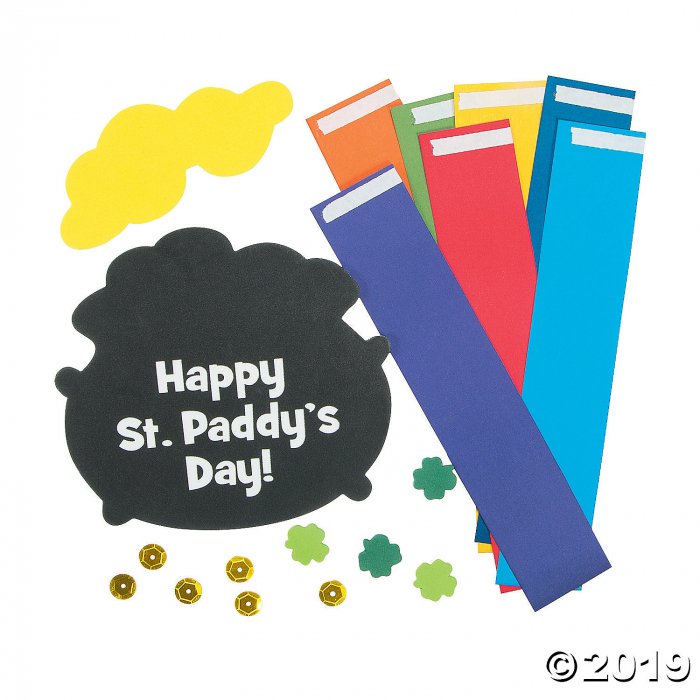 St. Patrick's Day Rainbow Paper Chain Craft Kit (Makes 12)
